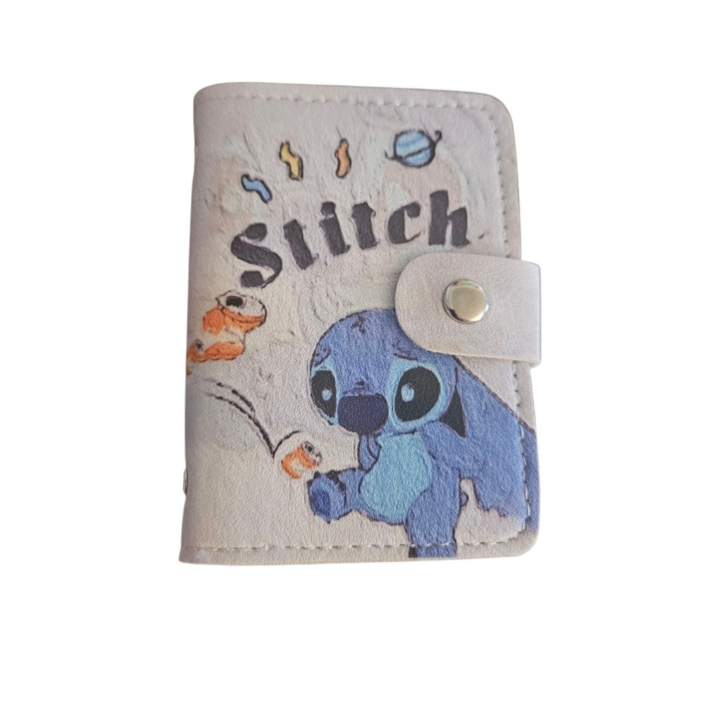 Disney Stitch Card Holder Wallet Travel‎ Case Credit Business Cards